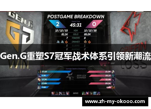 Gen.G重塑S7冠军战术体系引领新潮流